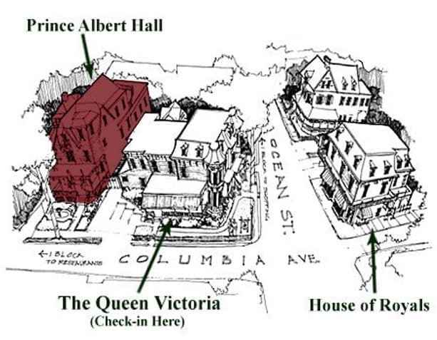 The Queen Victoria Buildings - Prince Albert Hall The Queen Victoria Buildings - Prince Albert Hall